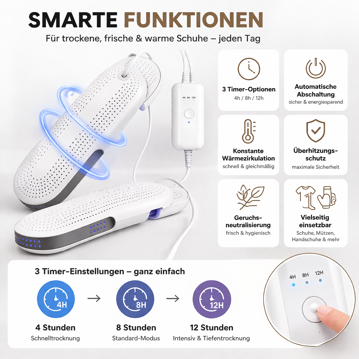 DryFresh Pro - Schuhtrockner
